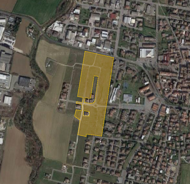 Zona ndërtimi në Carpaneto Piacentino (PC)