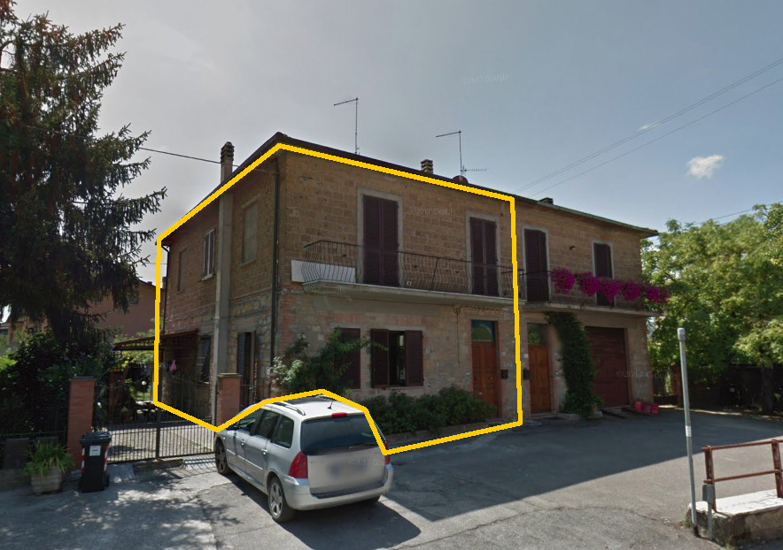 Porção de moradia geminada em Città della Pieve (PG)