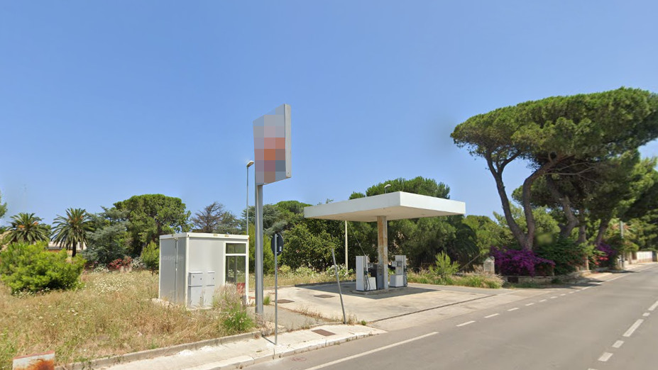 Stacja benzynowa w Bari