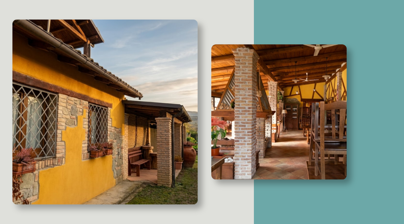 Azienda agrituristica
con vivaio
e terreni